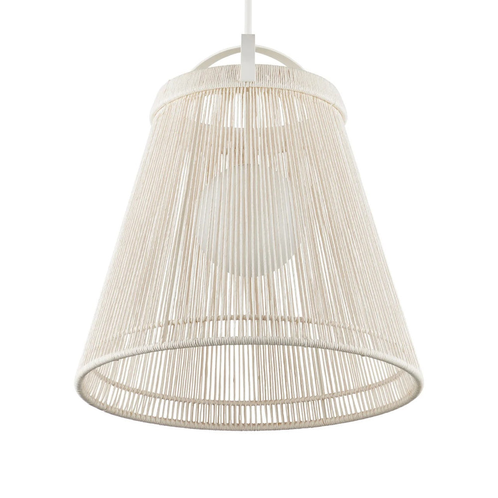 Parnell Medium White Pendant