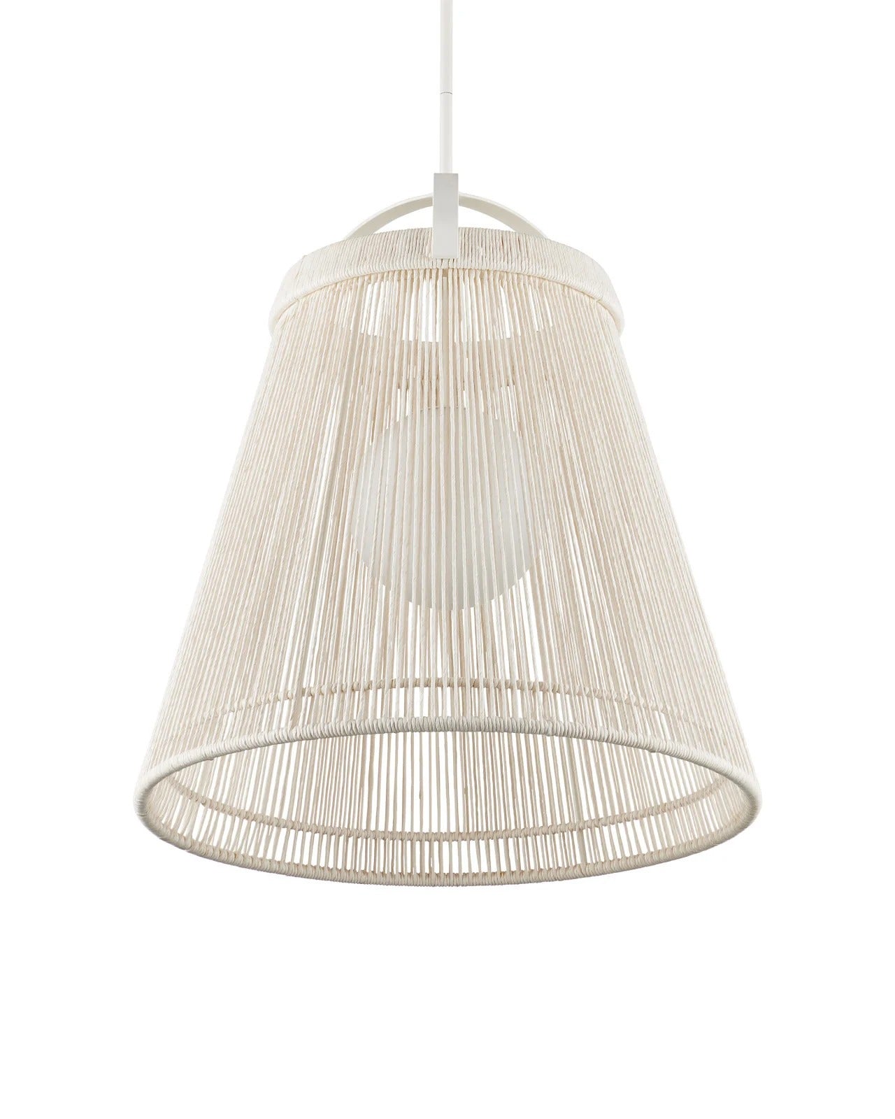 Parnell Medium White Pendant
