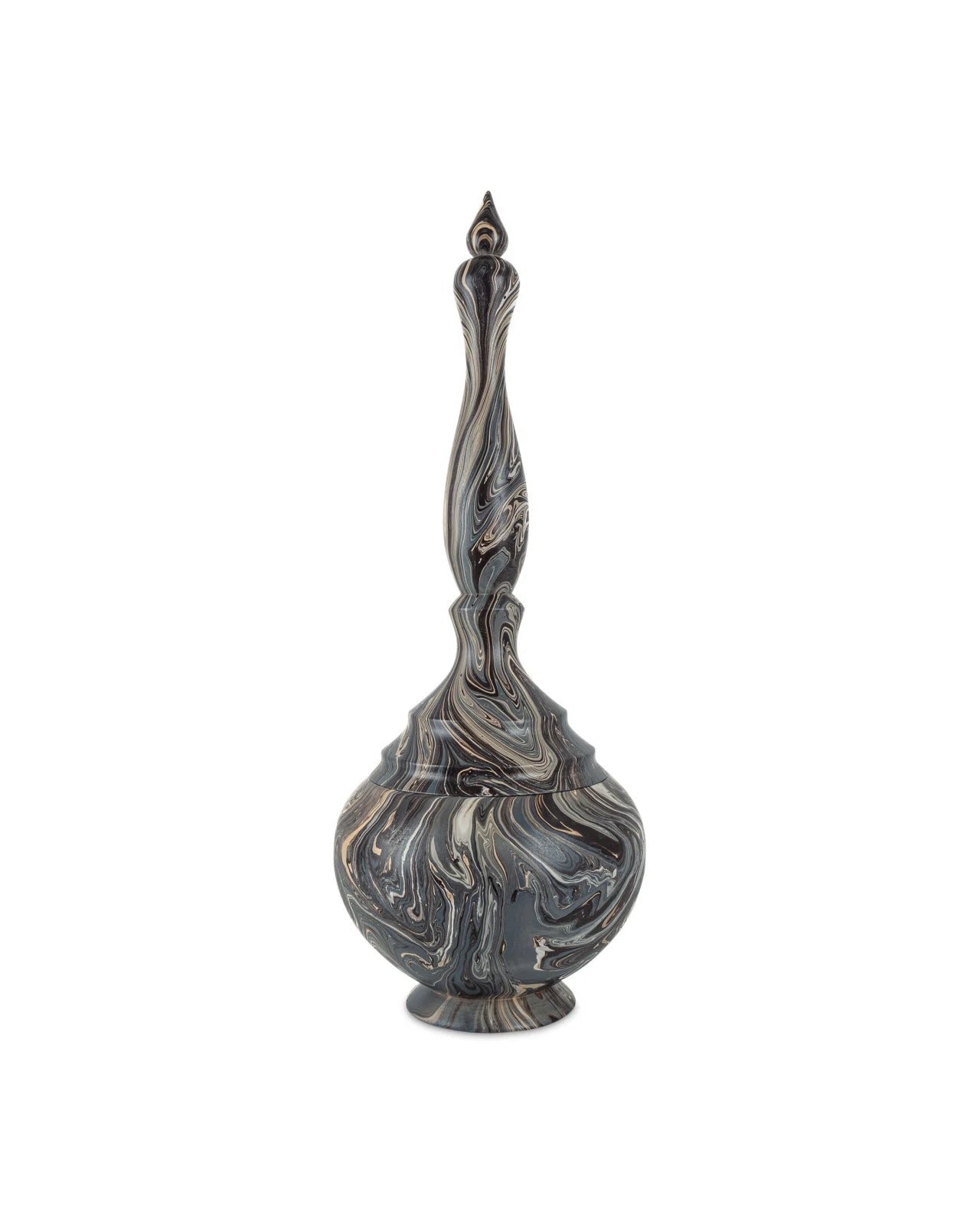 Marbleized Short Turret Box - Thumbnail 5