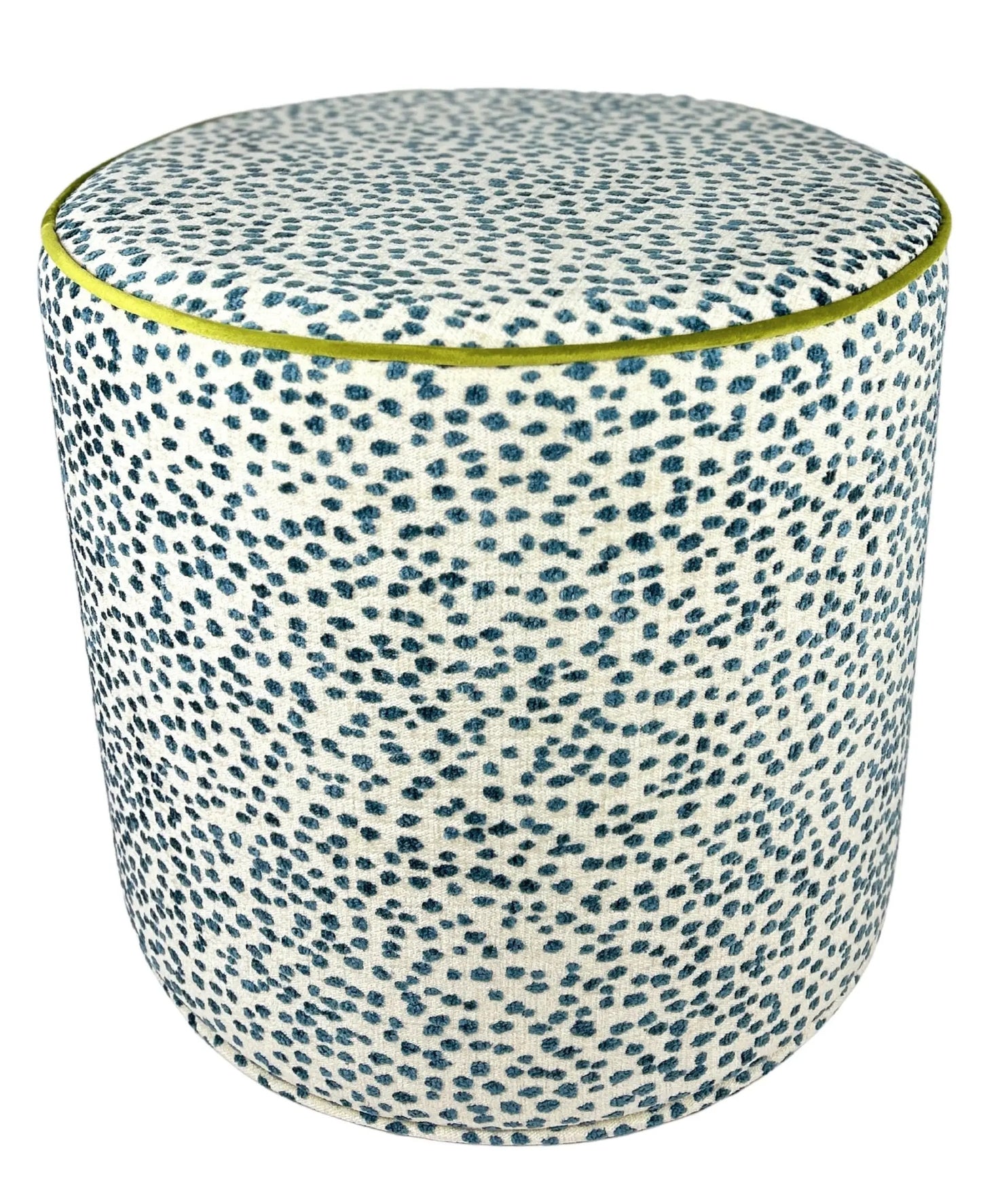 Perch Lola - Blue Animal Print Stool w/ Cord
