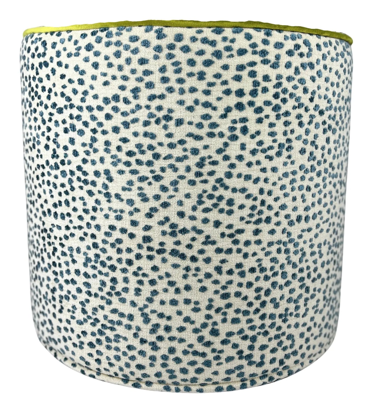 Perch Lola - Blue Animal Print Stool w/ Cord