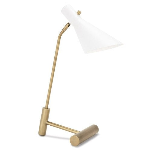 
                      
                        Vest Table Lamp (White and Natural Brass)
                      
                    