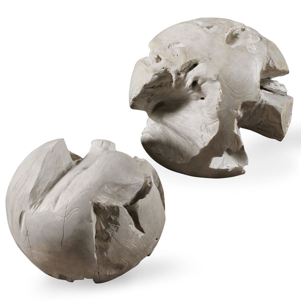 Uttermost Ermanno Teak Outdoor Balls - Thumbnail 2