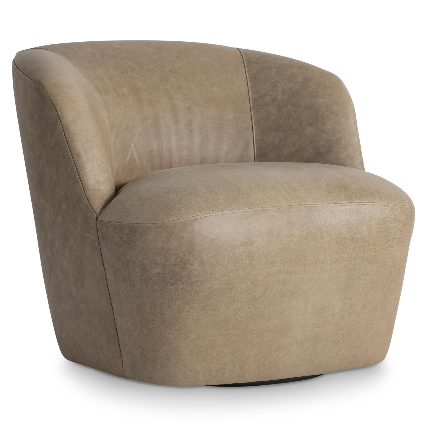 Tilly Custom Quick Ship Swivel Chair - Leather