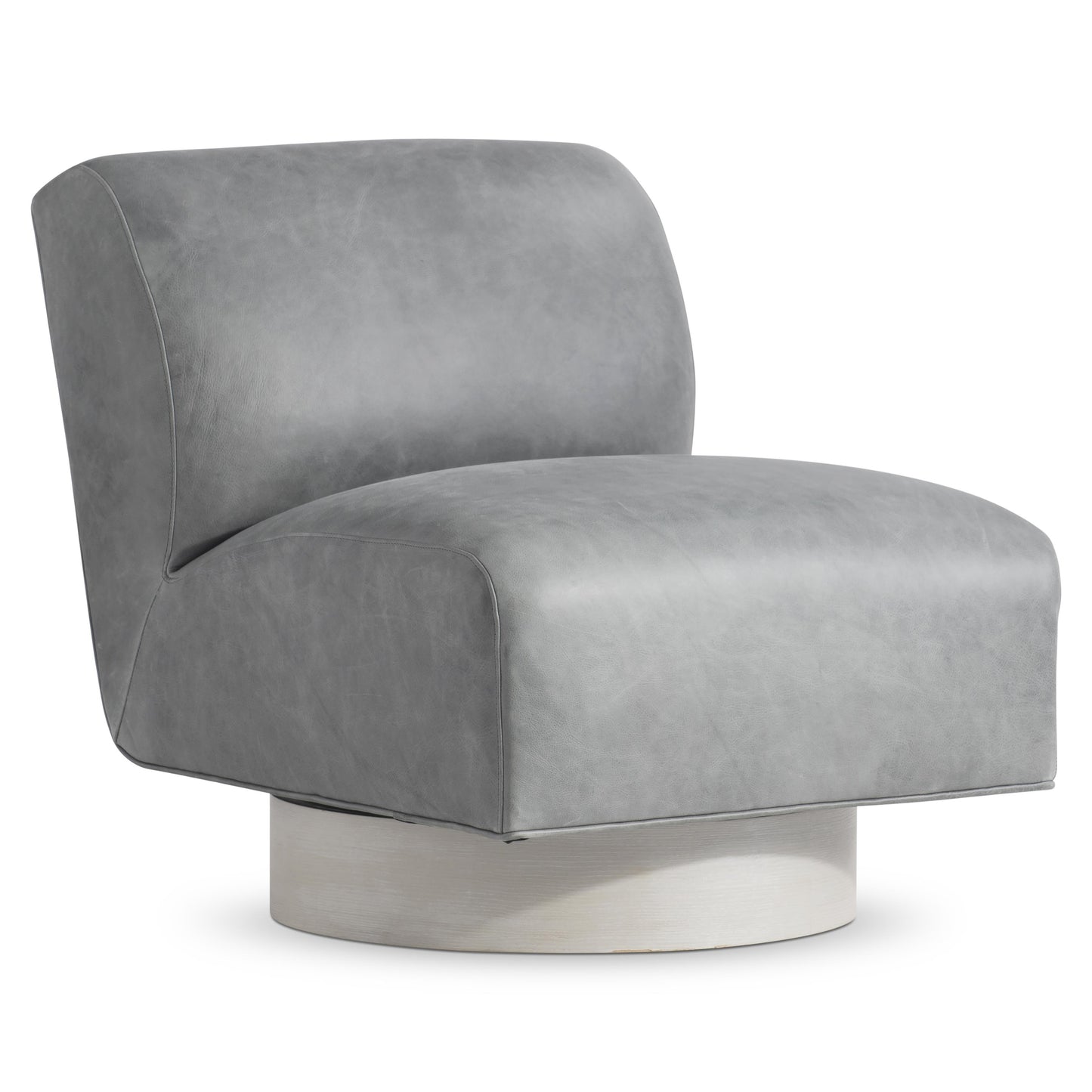 Marley Custom Quick Ship Swivel Chair - Leather