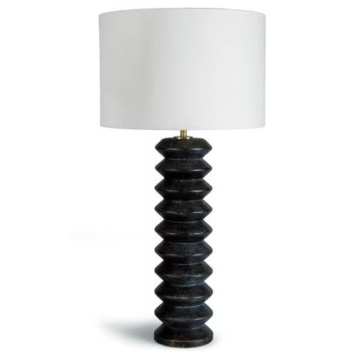 Spruce Ceramic Table Lamp (Black)