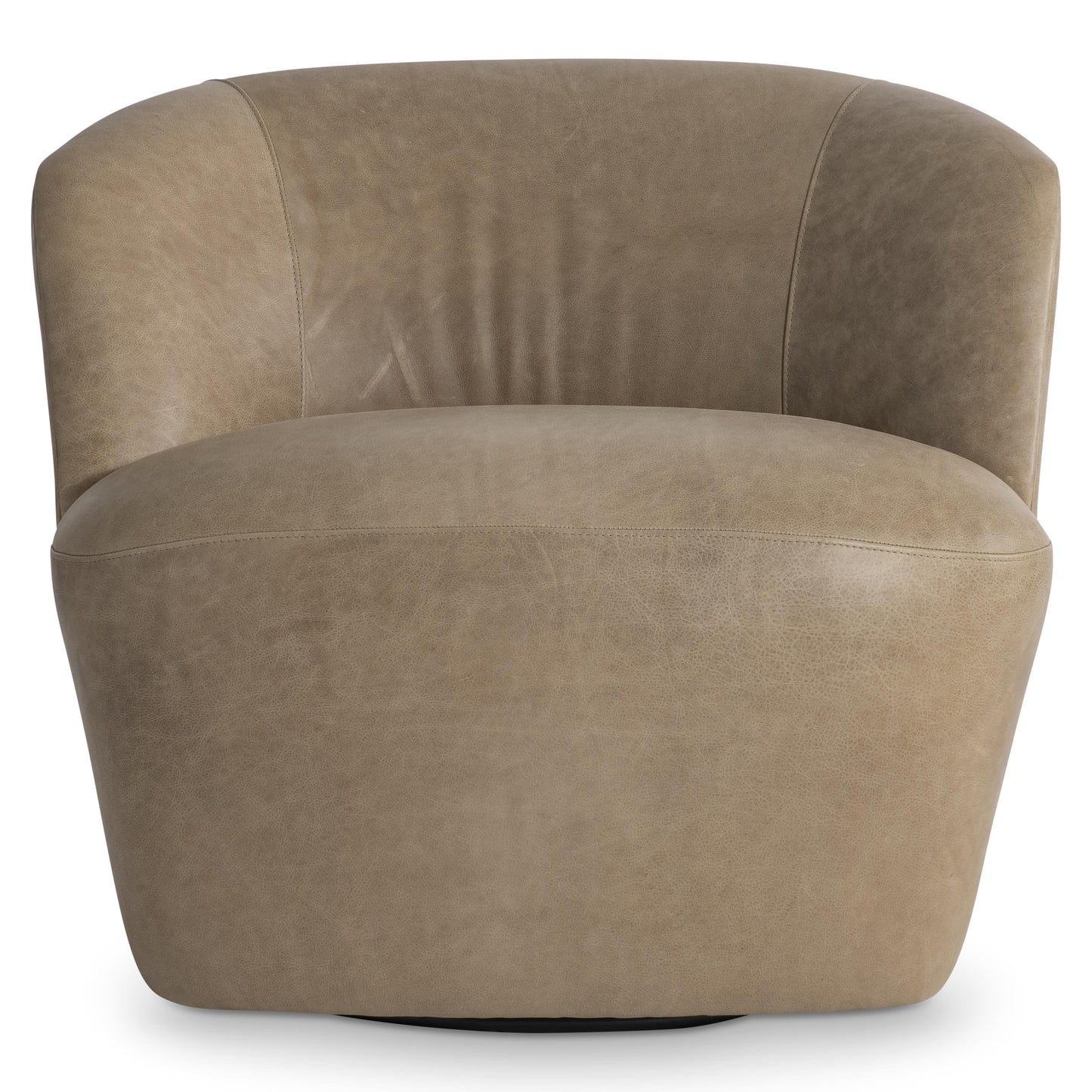 Tilly Custom Quick Ship Swivel Chair - Leather
