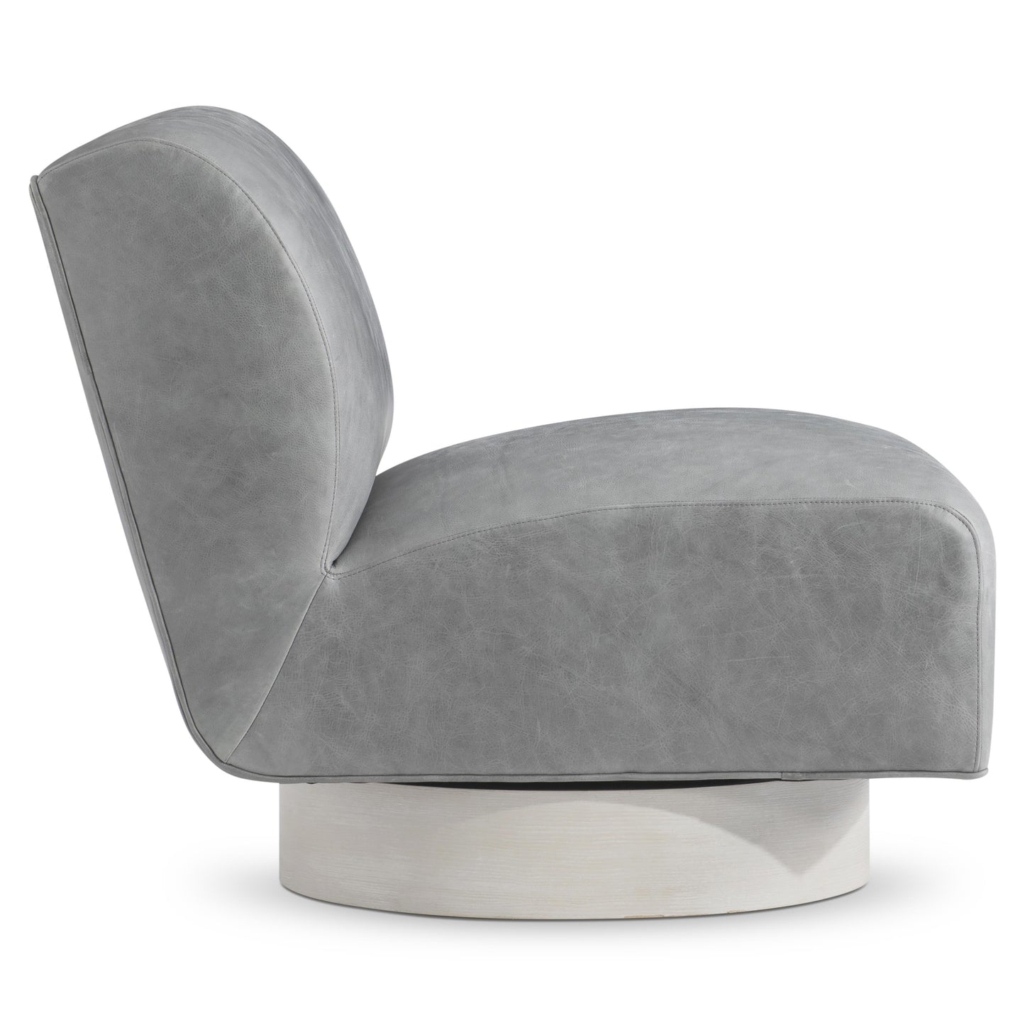 Marley Custom Quick Ship Swivel Chair - Leather