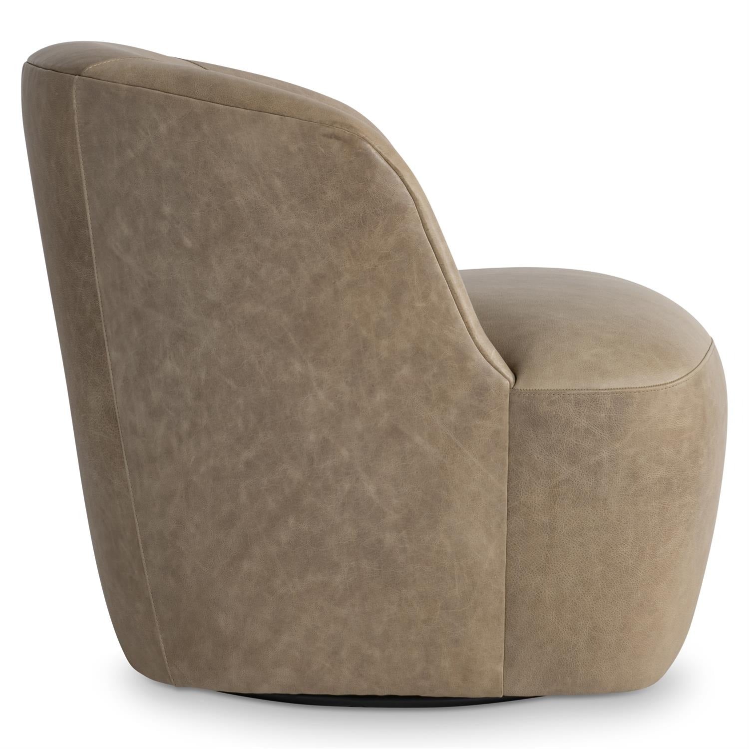 Tilly Custom Quick Ship Swivel Chair - Fabric - Thumbnail 2