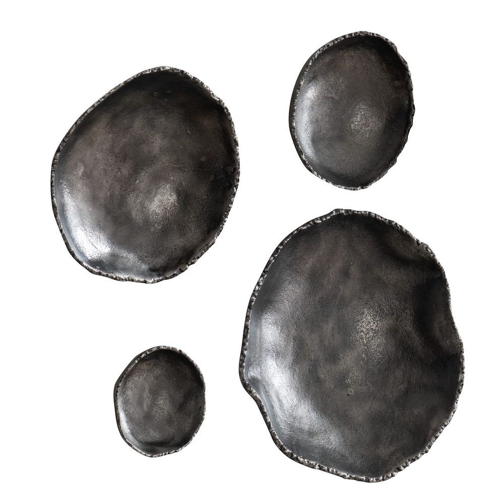 
                      
                        Lucky Coins Outdoor Metal Wall Decor Set of 4 - Nickel
                      
                    