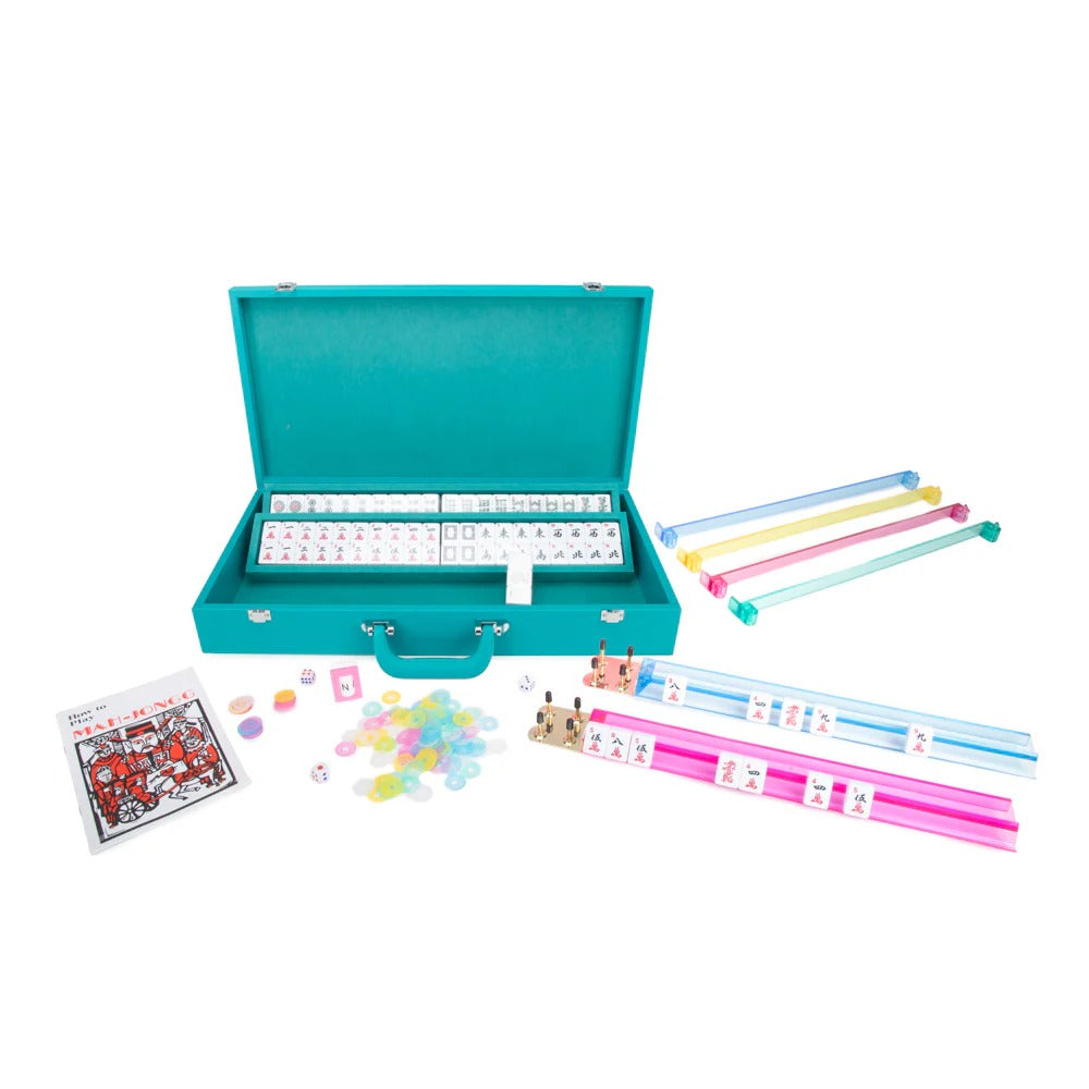 Ellen Mahjong Set - Teal