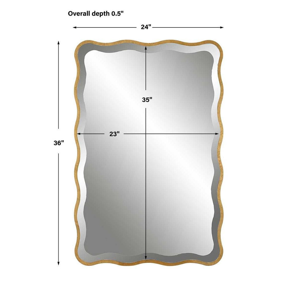 
                      
                        Aneta Mirror - Gold.
                      
                    