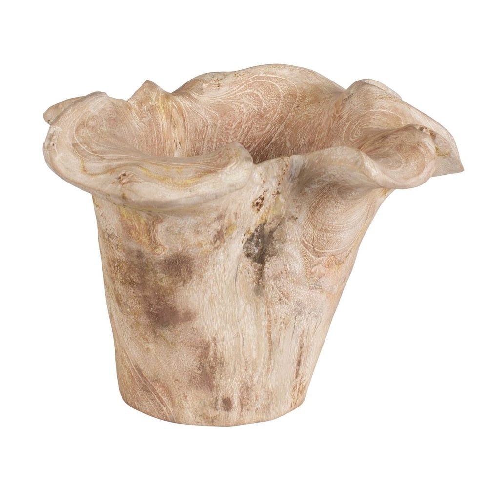 
                      
                        Teak Flow Outdoor Bowl - White Wash.
                      
                    