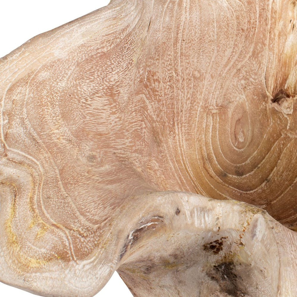 
                      
                        Teak Flow Outdoor Bowl - White Wash.
                      
                    