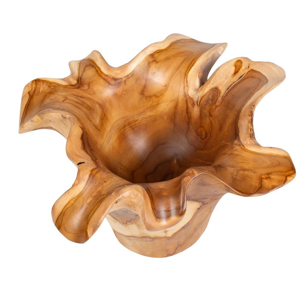 
                      
                        Teak Flow Outdoor Bowl - Natural.
                      
                    
