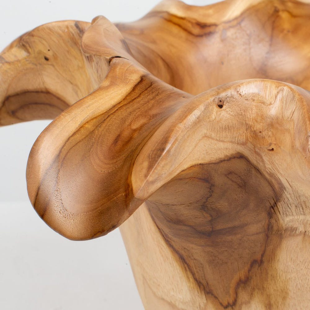 
                      
                        Teak Flow Outdoor Bowl - Natural.
                      
                    