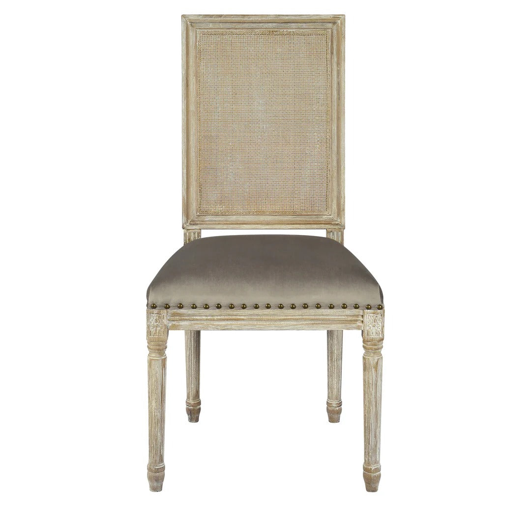 Square Maxwell Side Chair w/ Cane - Thumbnail 3