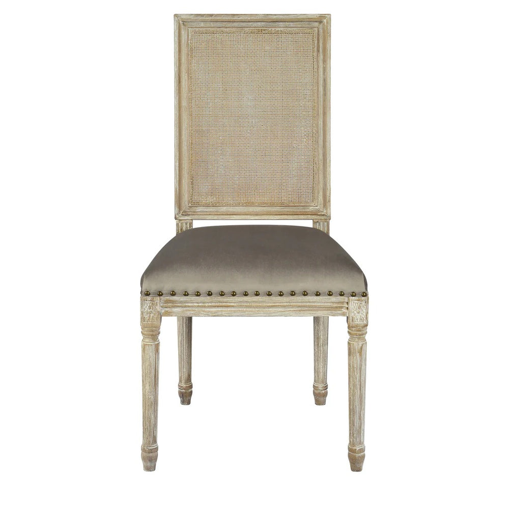 Square Maxwell Side Chair w/ Cane