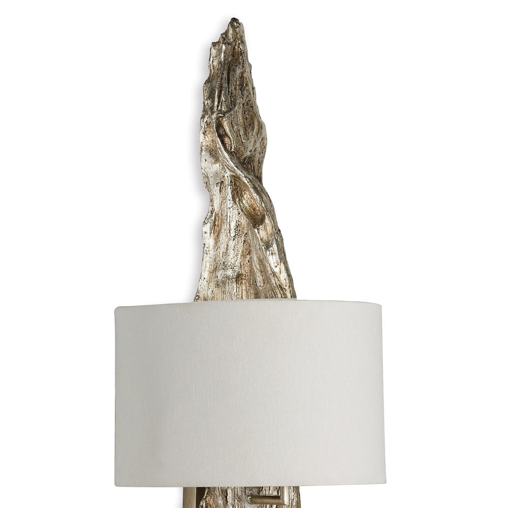 
                      
                        Driftwood Sconce (Ambered Silver Leaf).
                      
                    