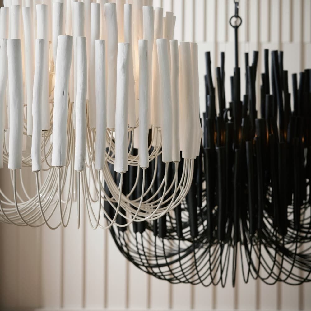 
                      
                        Tilda Large Chandelier - Black Wood
                      
                    
