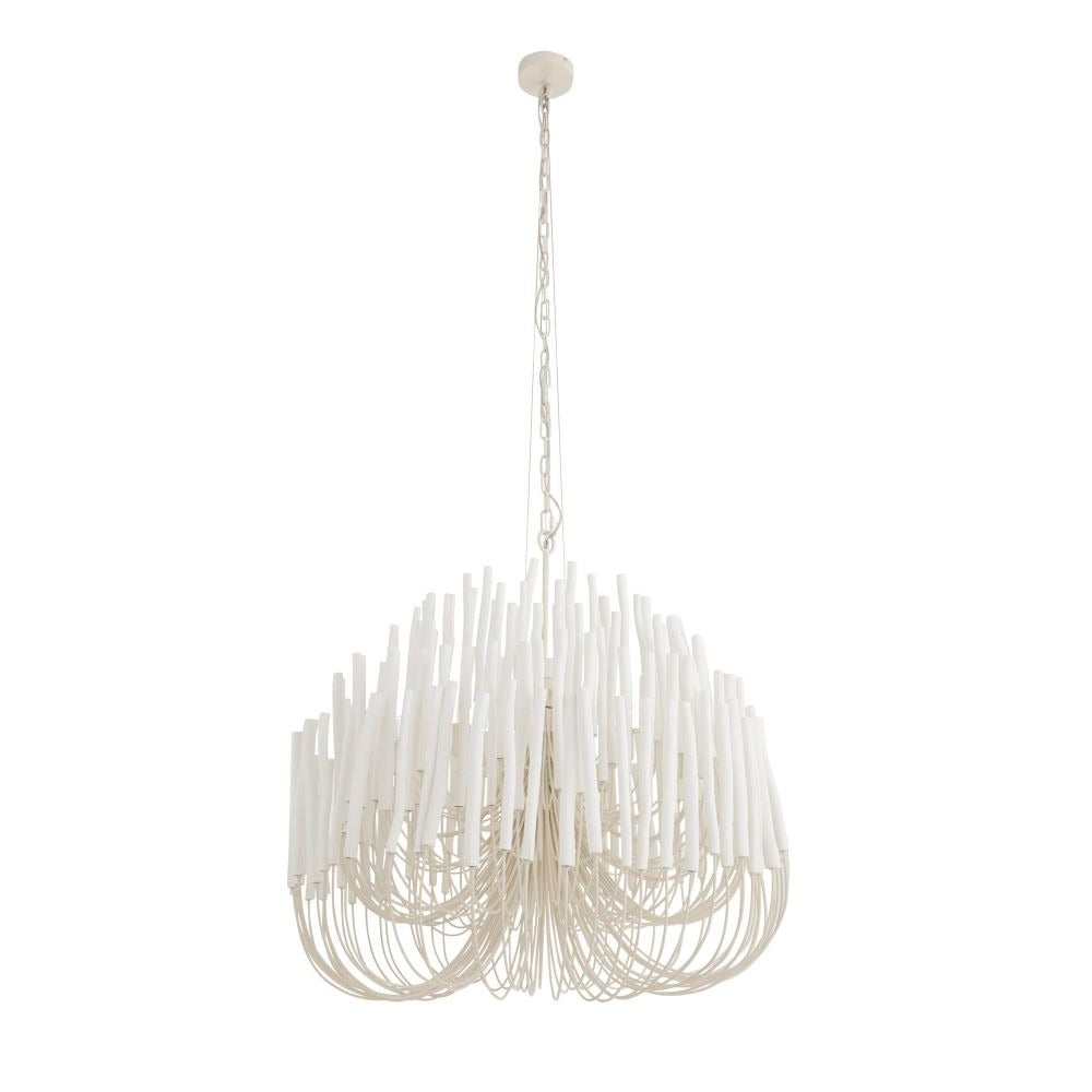 
                      
                        Tilda Large Chandelier - White Wood
                      
                    