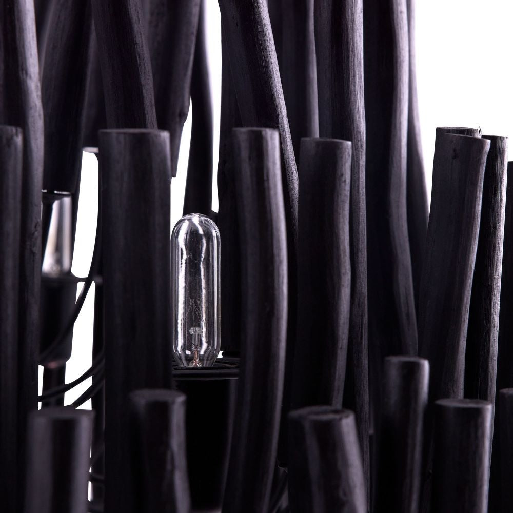 
                      
                        Tilda Large Chandelier - Black Wood
                      
                    