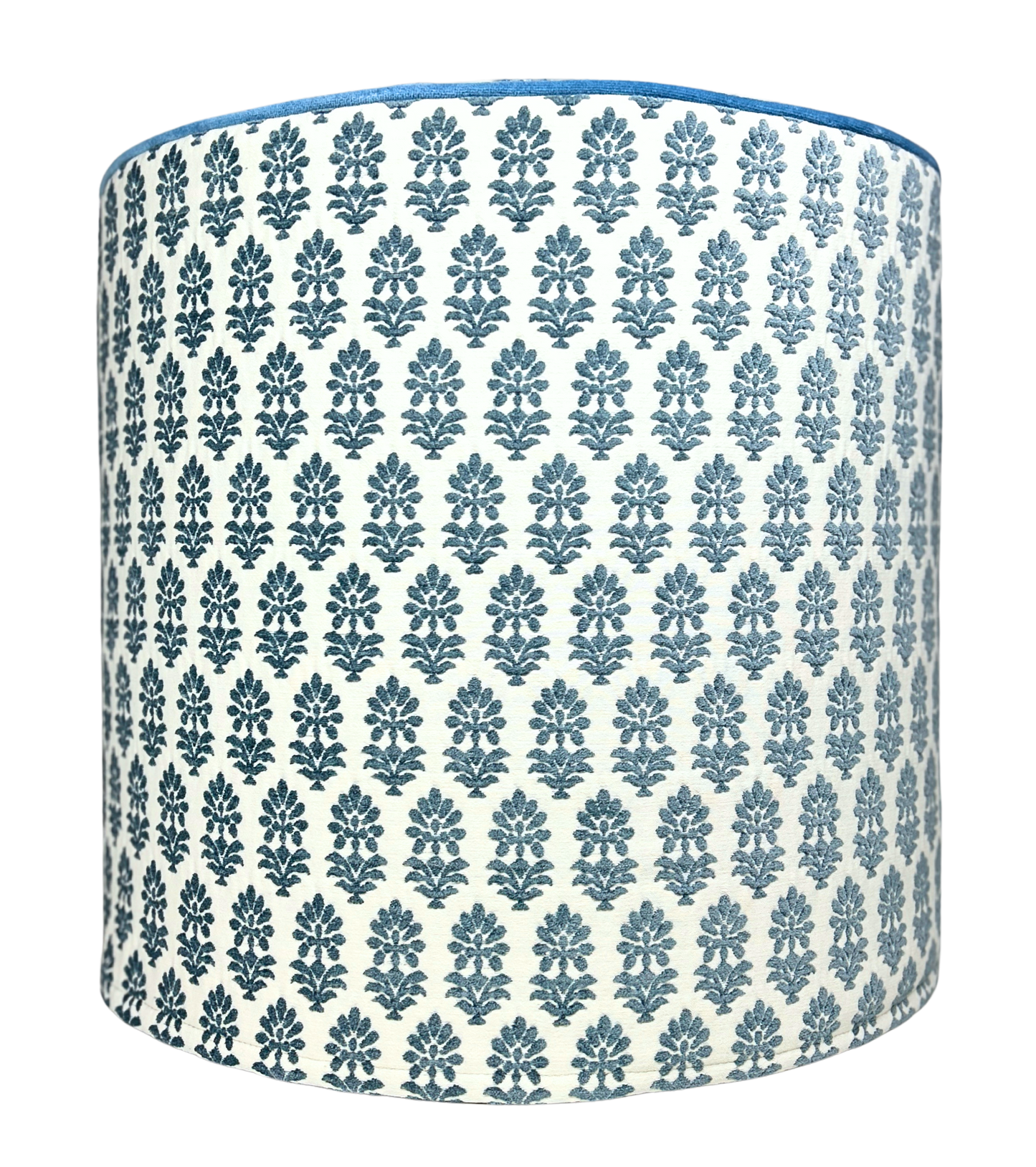 Perch - Francie - Blue & White Stool w/ Cord