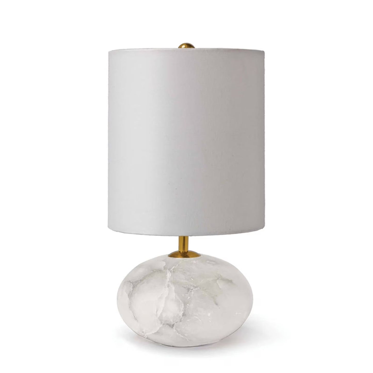 Alabaster Mini Orb Lamp.