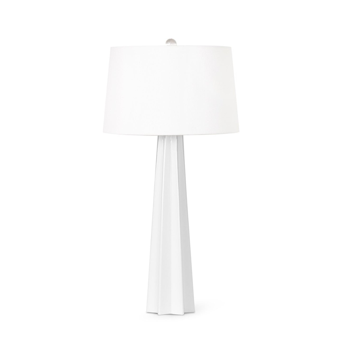 Glass Star Table Lamp (White)