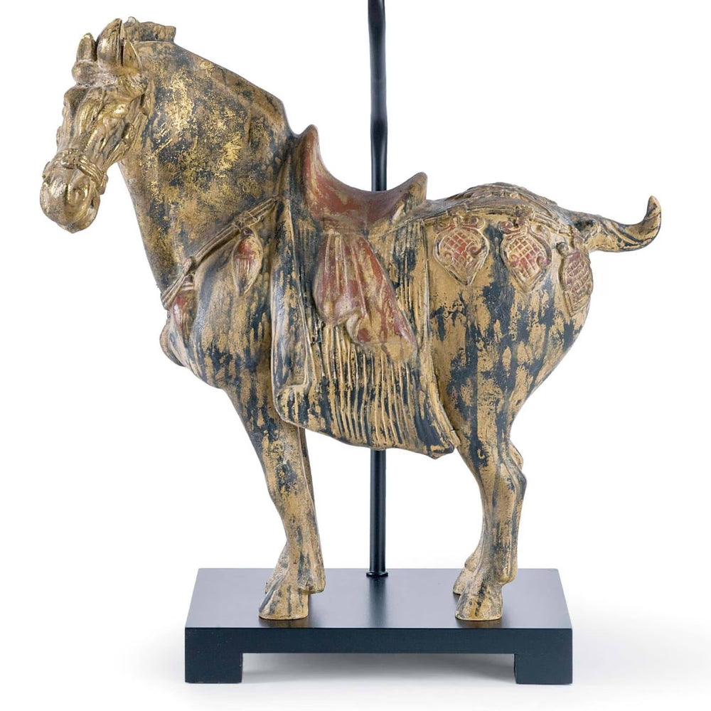 
                      
                        Dynasty Horse Table Lamp Pair.
                      
                    