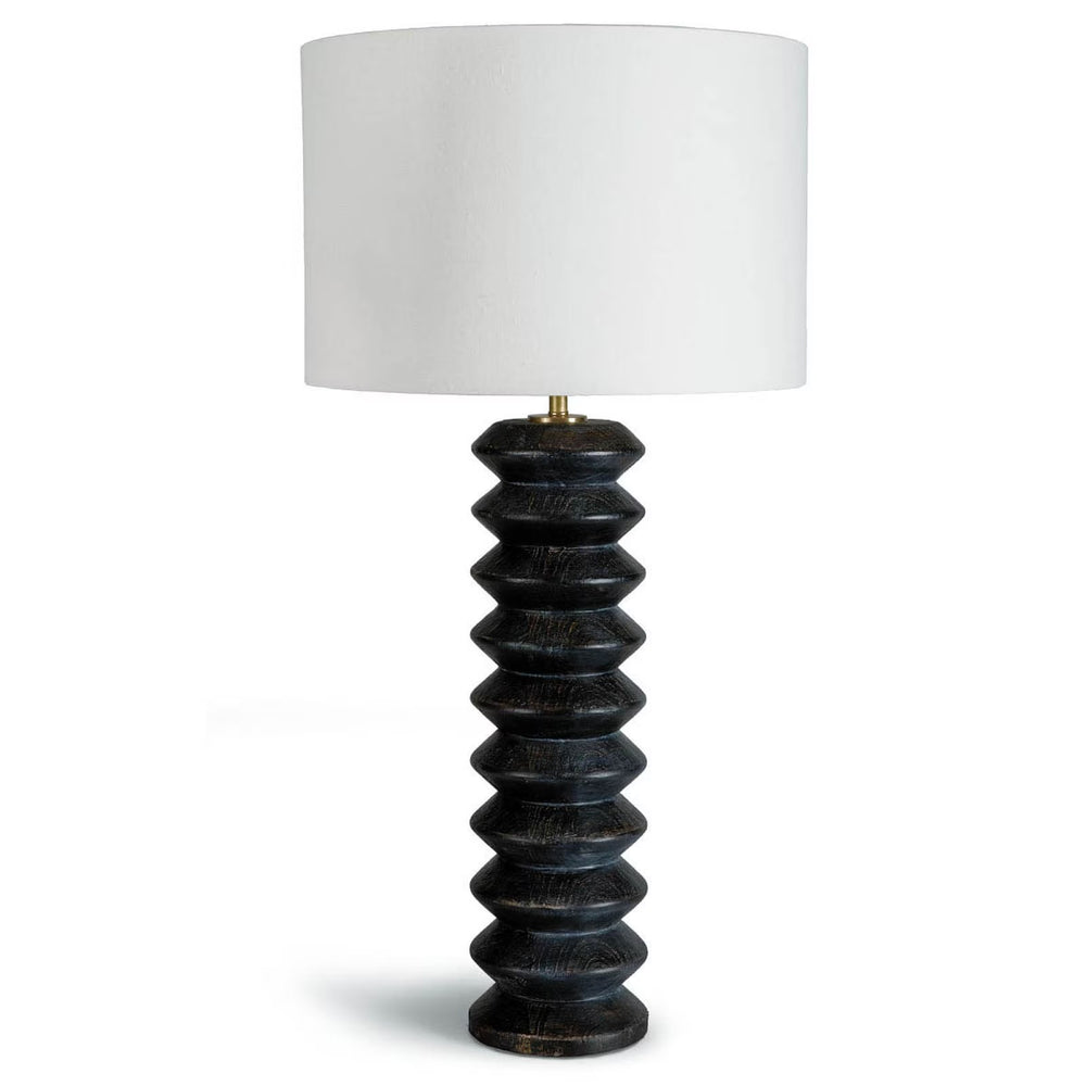 Accordion Table Lamp (Ebony).