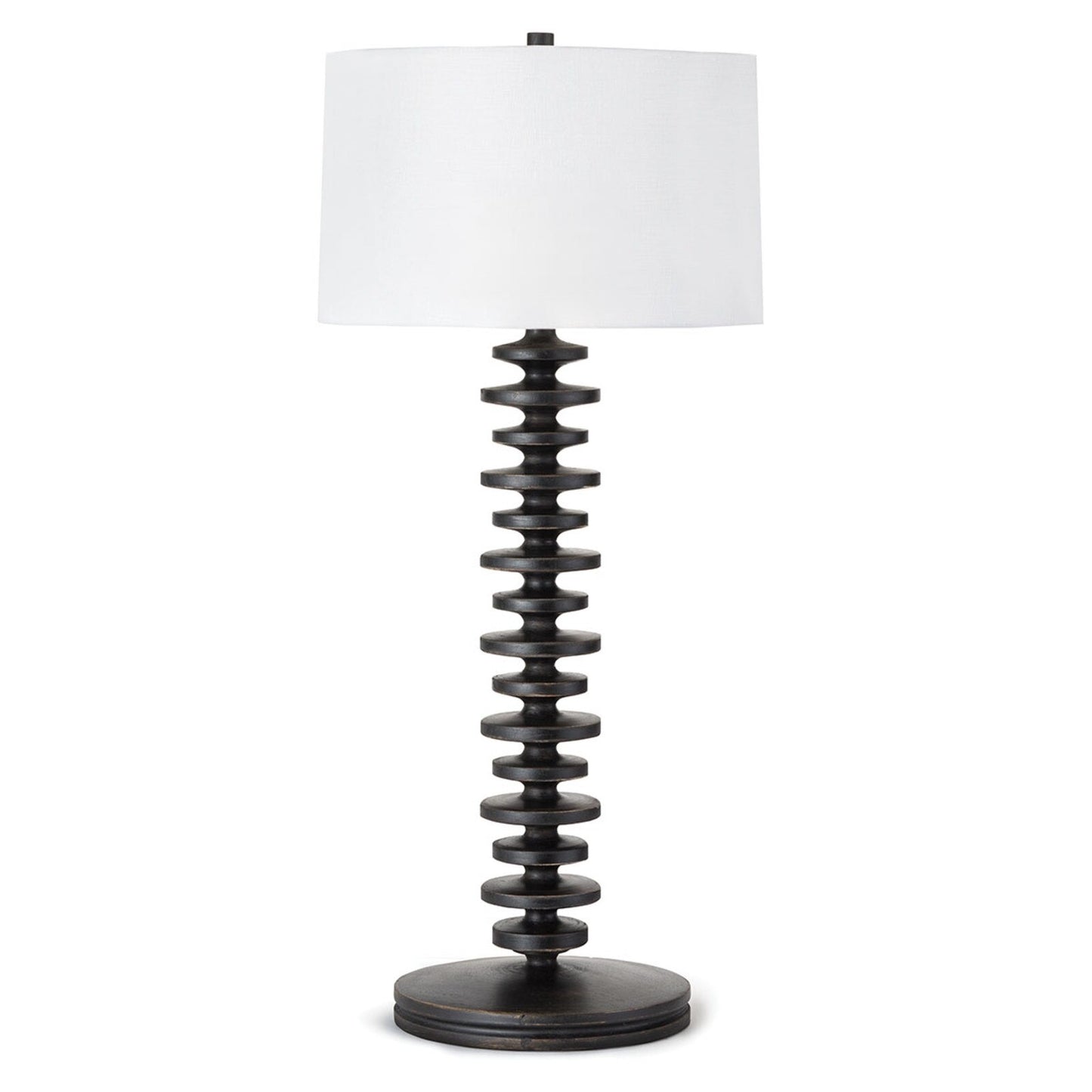 Fishbone Buffet Table Lamp (Ebony).