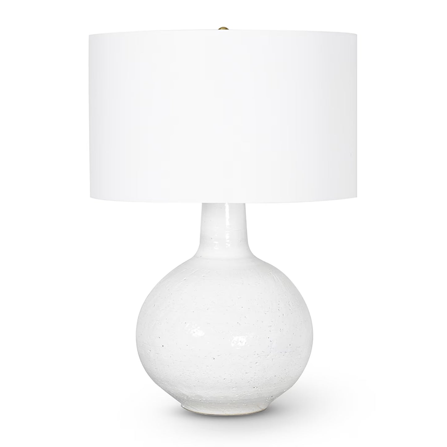 Clemente Ceramic Table Lamp (Earthenware White).