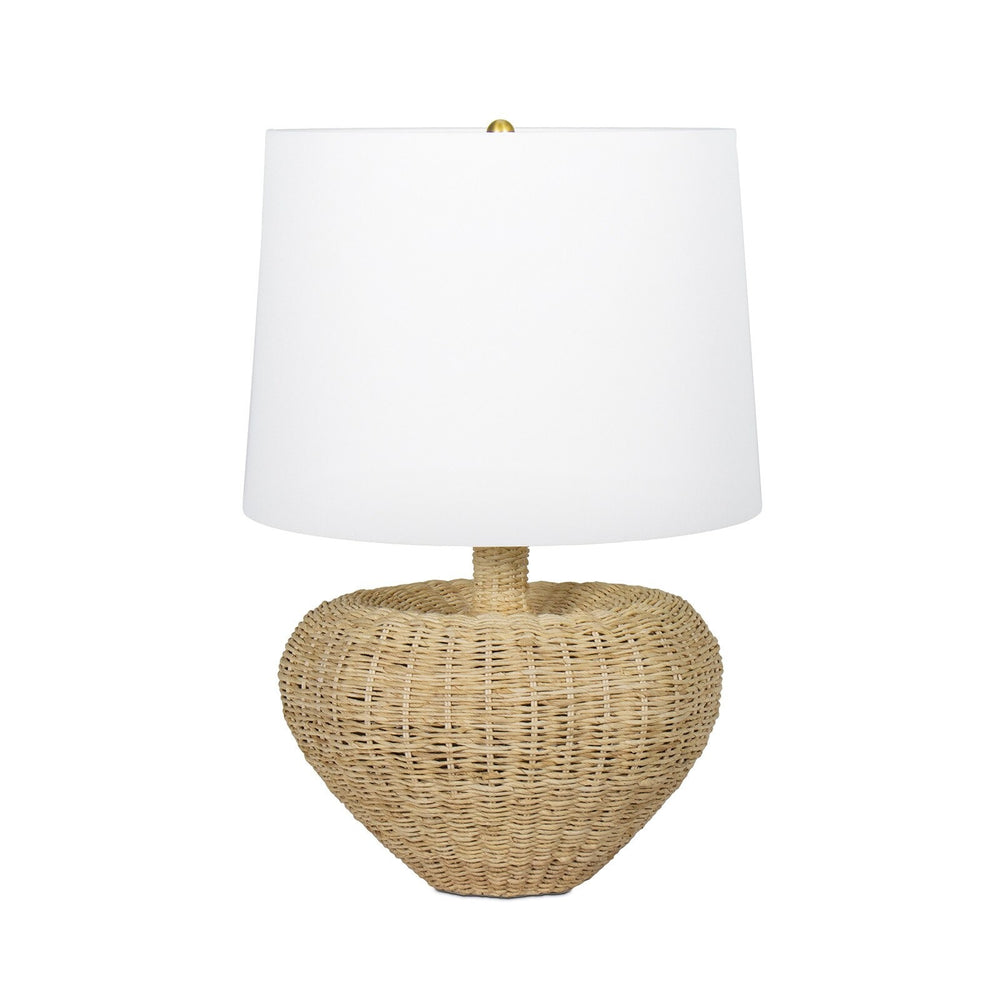 Avery Rattan Table Lamp.