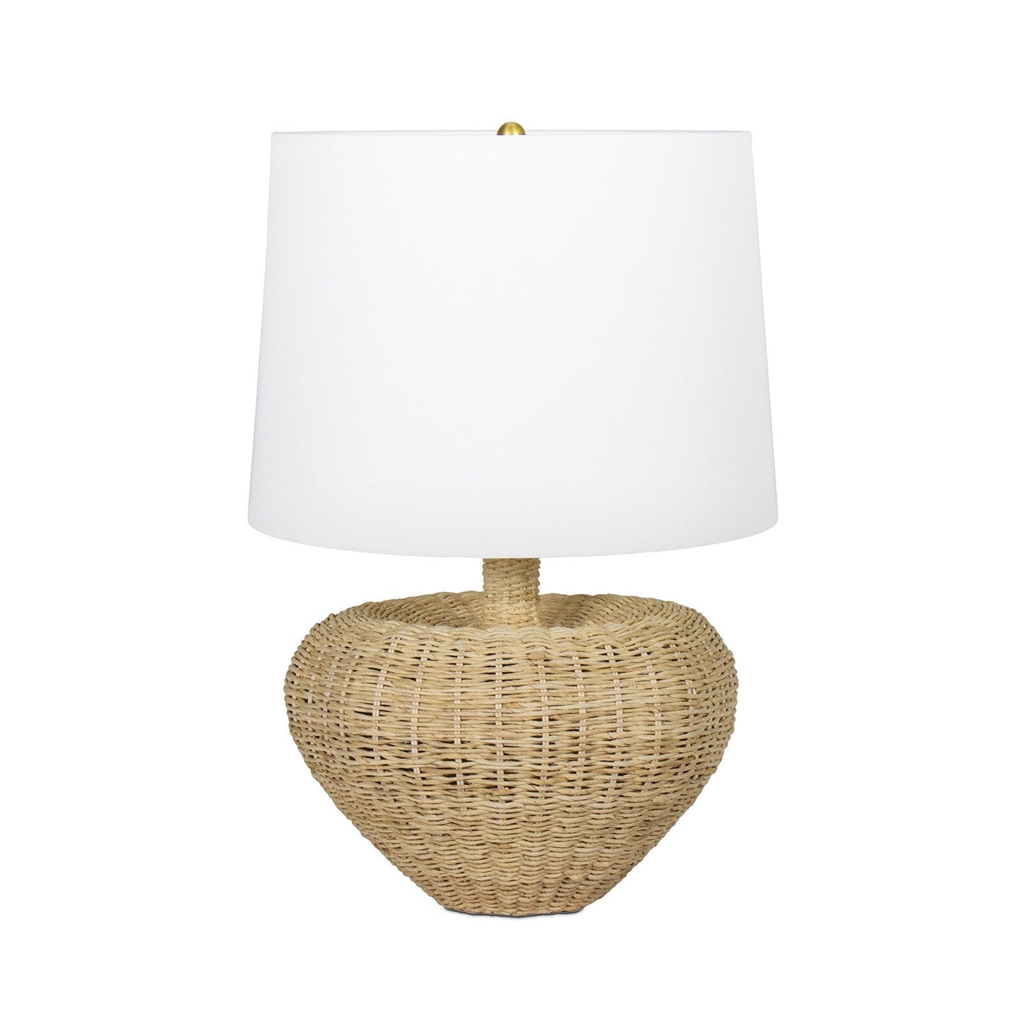 Avery Rattan Table Lamp.