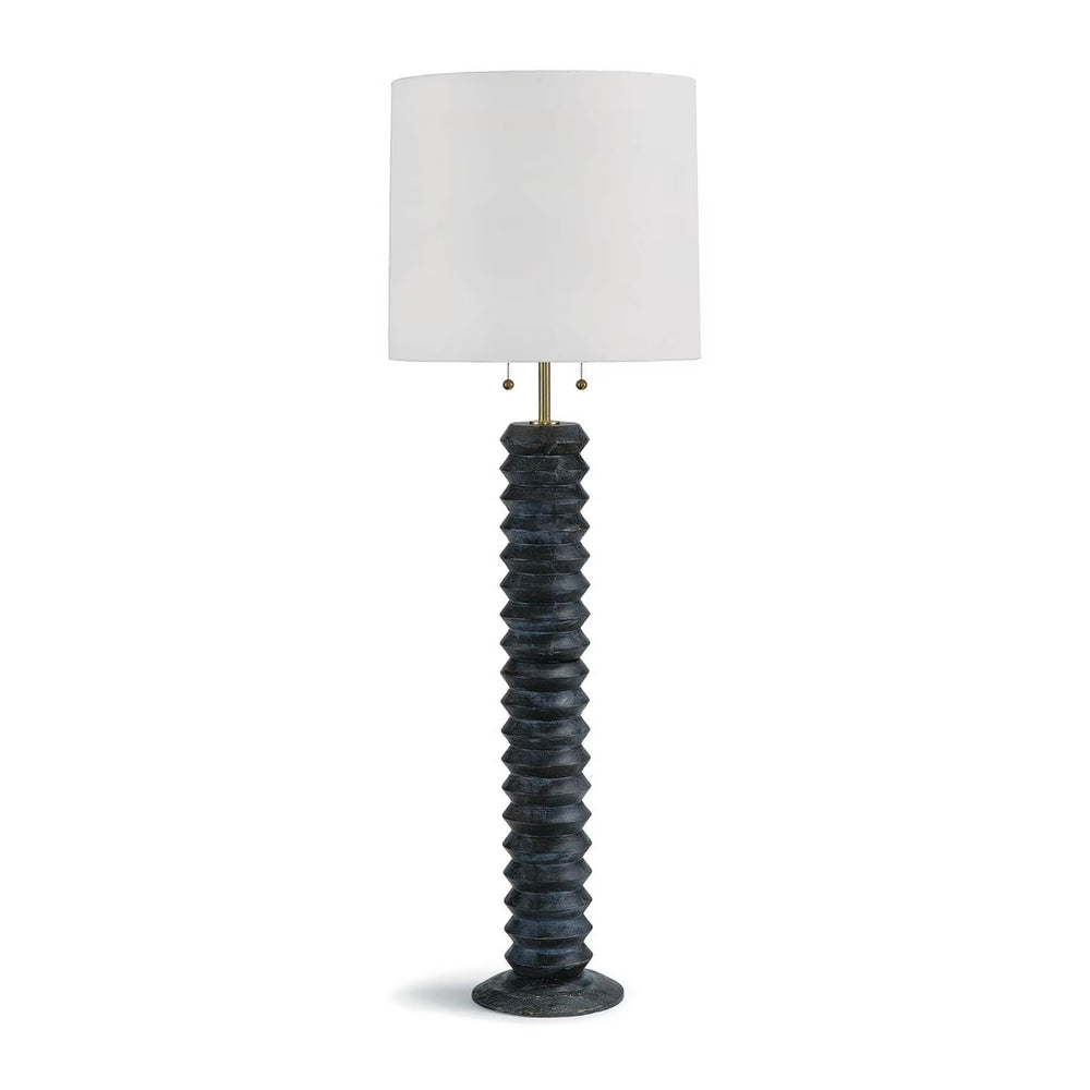 
                      
                        Accordion Floor Lamp (Ebony).
                      
                    