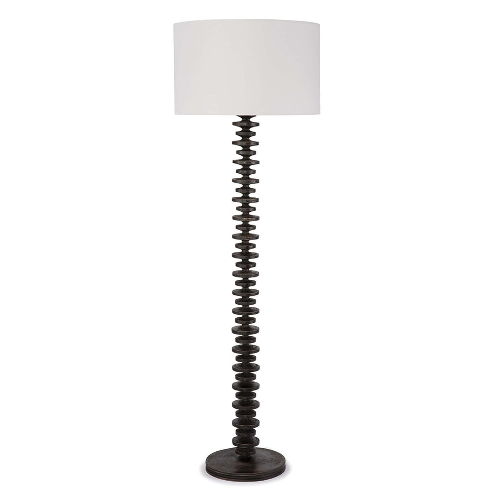 
                      
                        Fishbone Floor Lamp (Ebony).
                      
                    