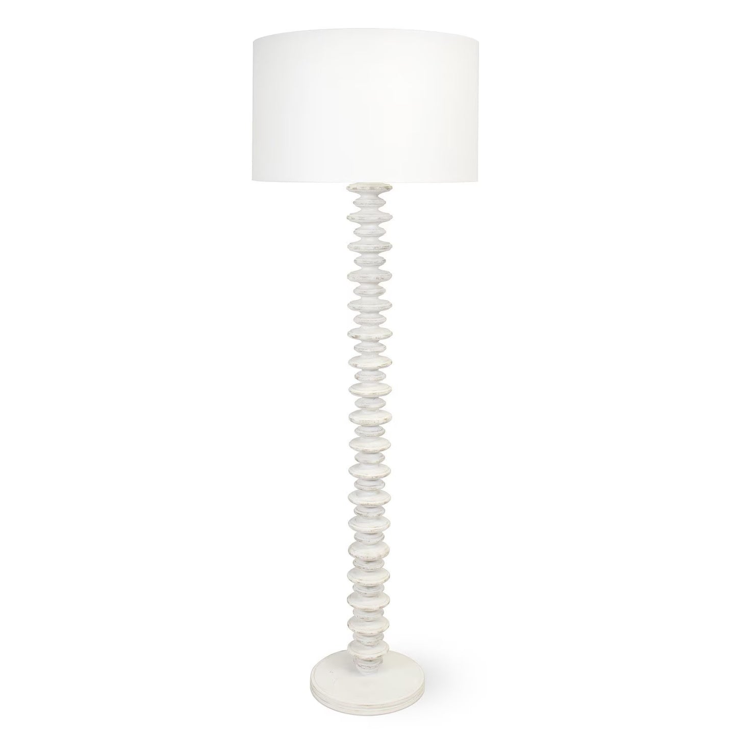 Fishbone Floor Lamp (White).