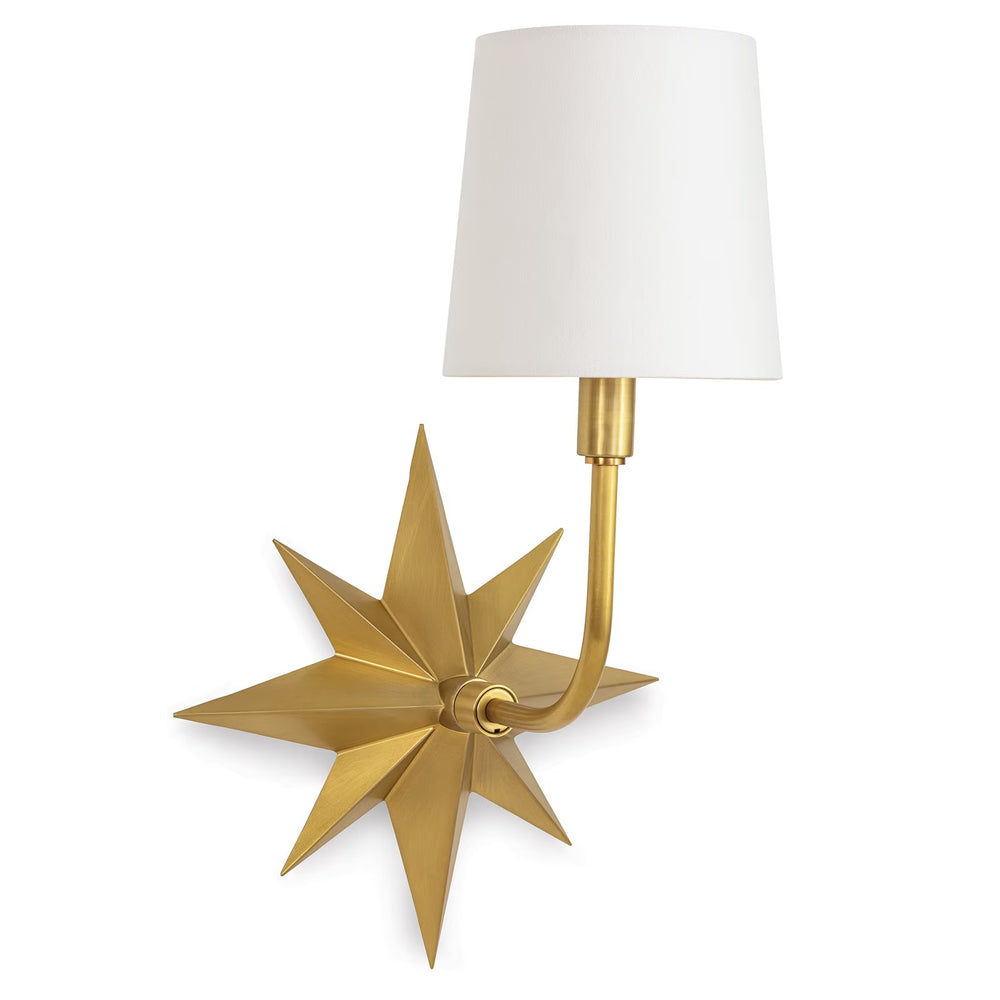 Etoile Sconce (Natural Brass).
