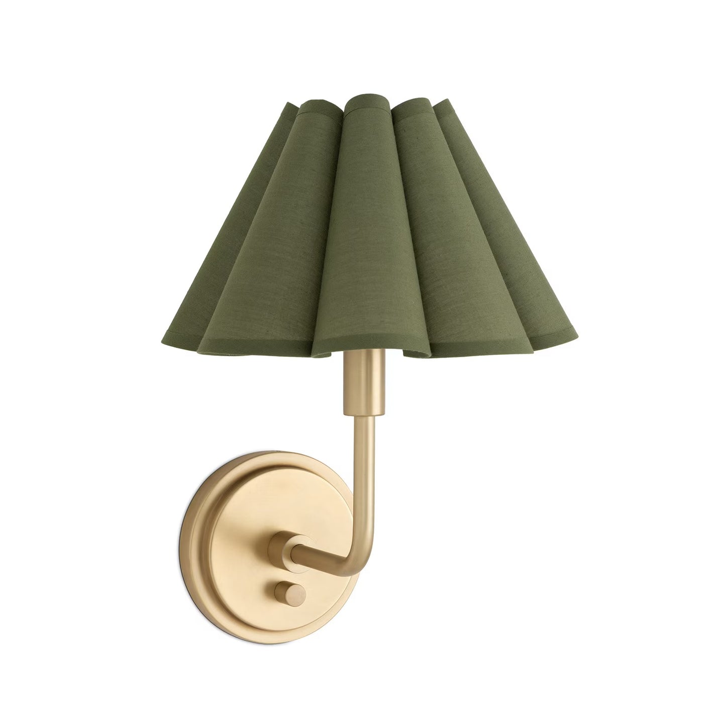 Polly Sconce Single - Natural Brass