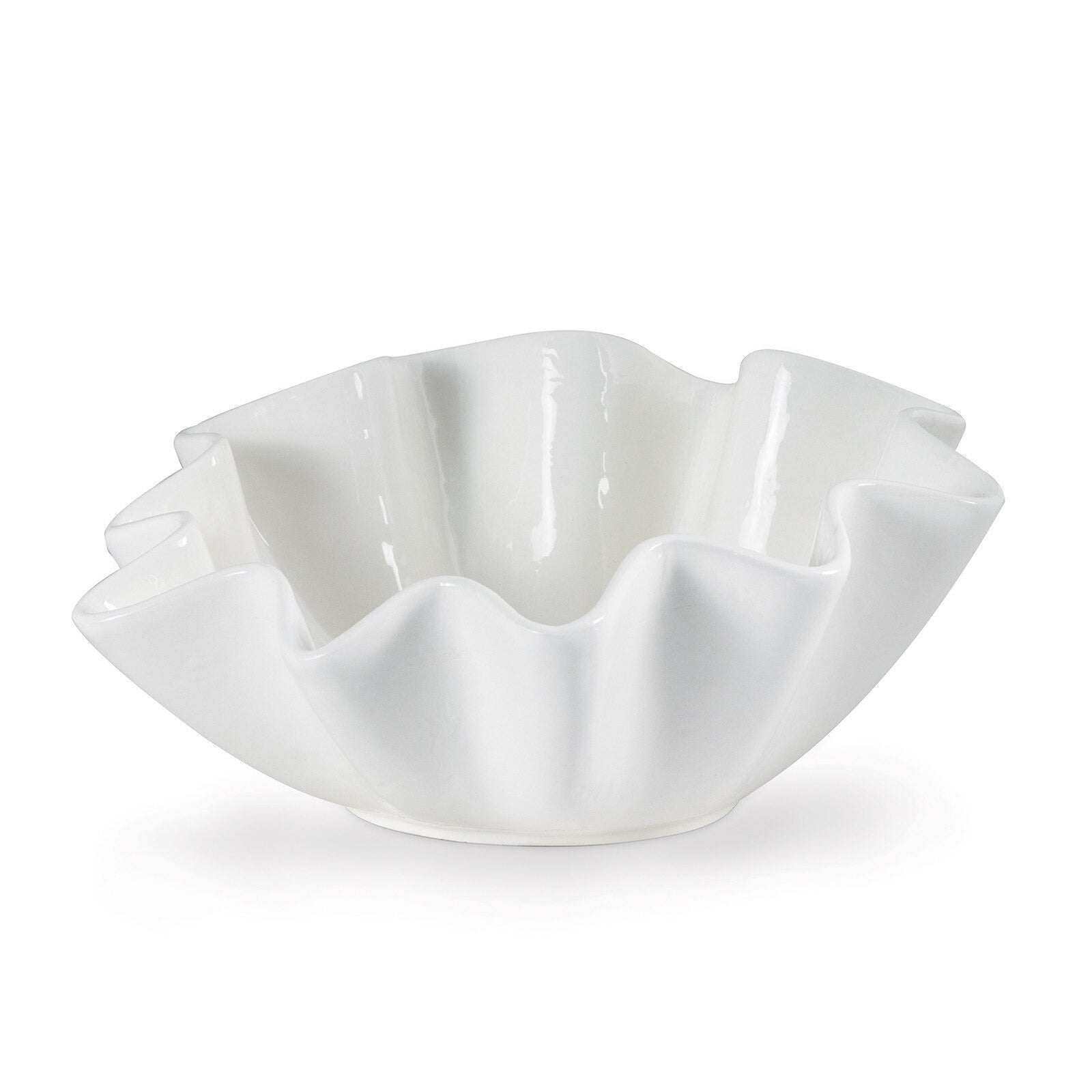 Ruffle Large Ceramic Bowl - Thumbnail 2