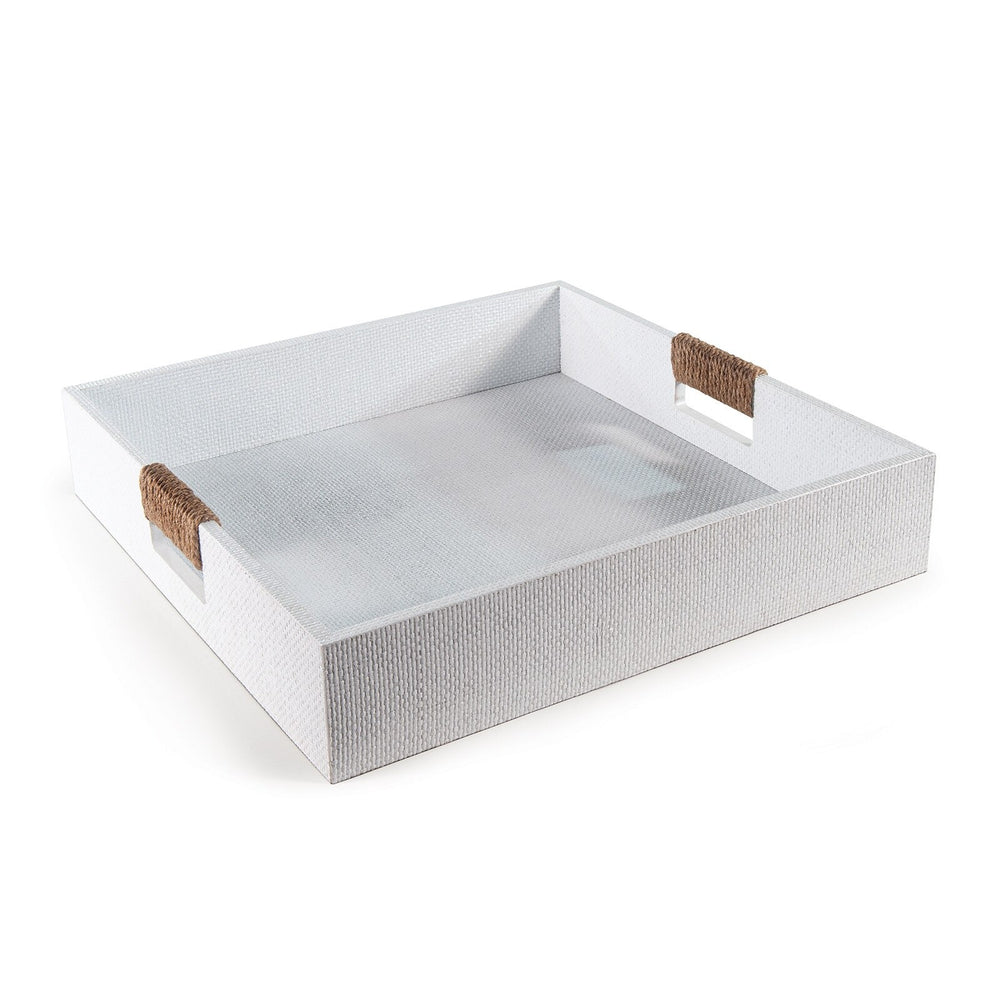 Logia Square Tray Large (White).