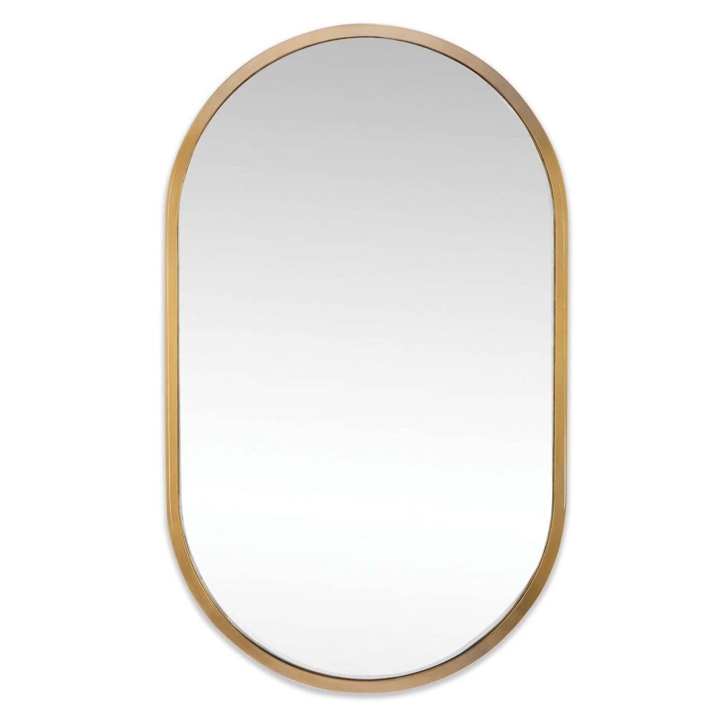 Canal Mirror (Natural Brass).