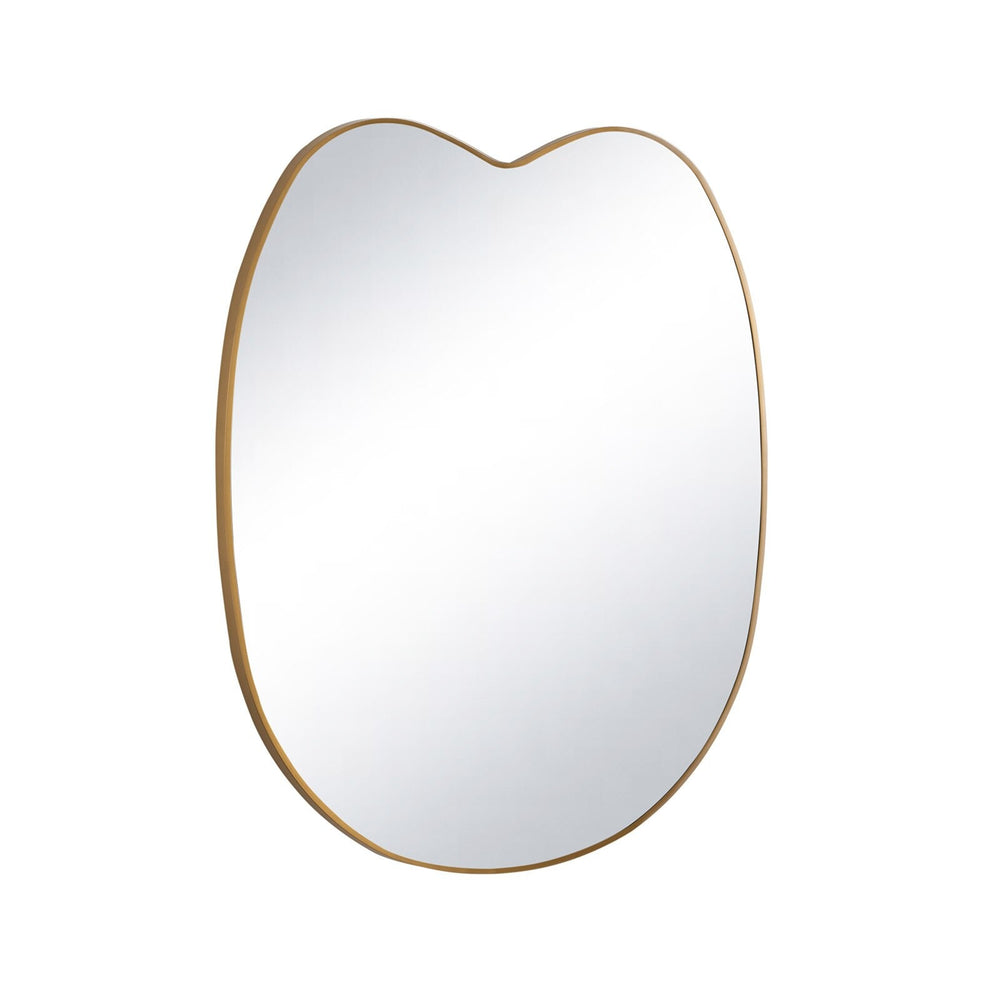 Mela Metal Mirror (Natural Brass).