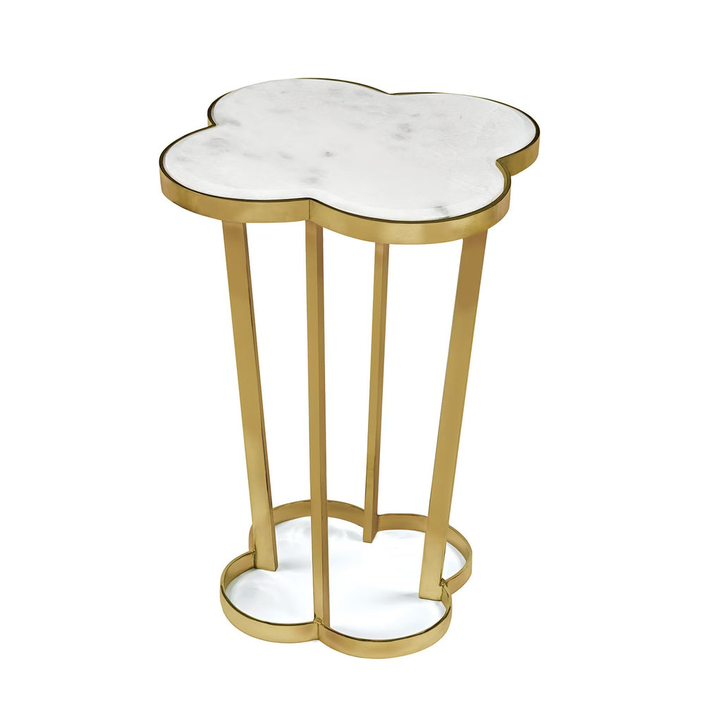 Clover Table (Natural Brass).