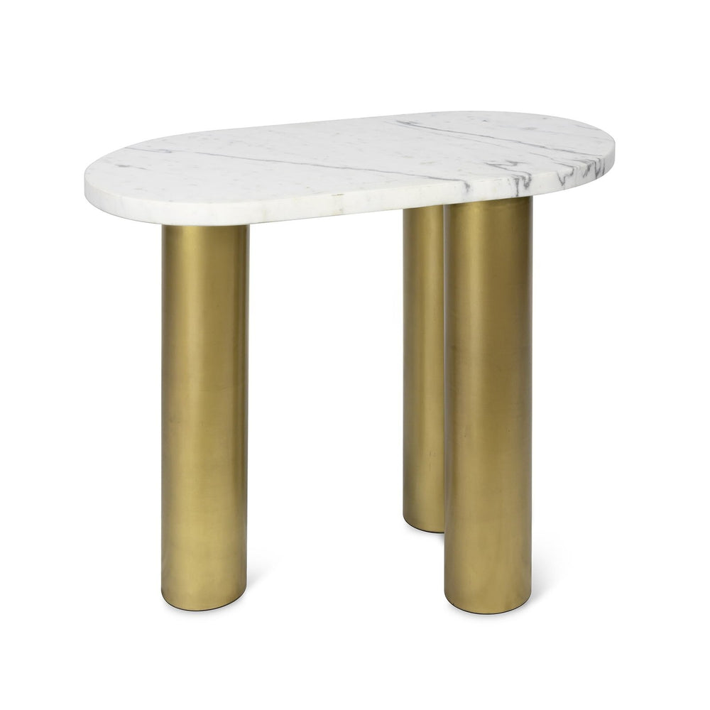 Gabrielle Marble End Table.