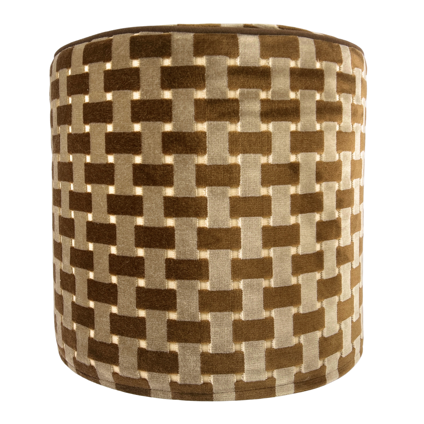 Perch Gwen - Coffee/Tan Stool w/ Cord