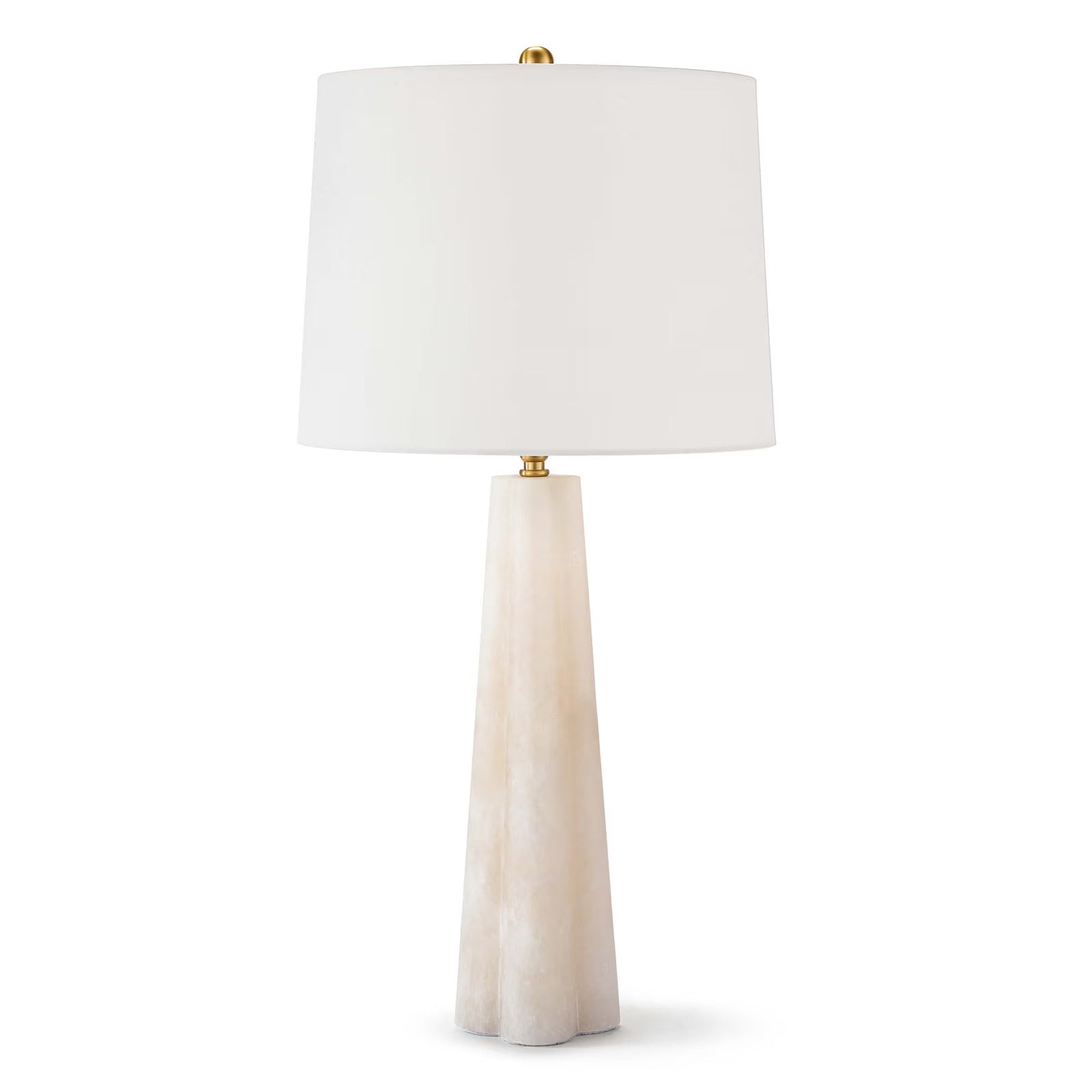 Quatrefoil Alabaster Table Lamp Large - Thumbnail 2