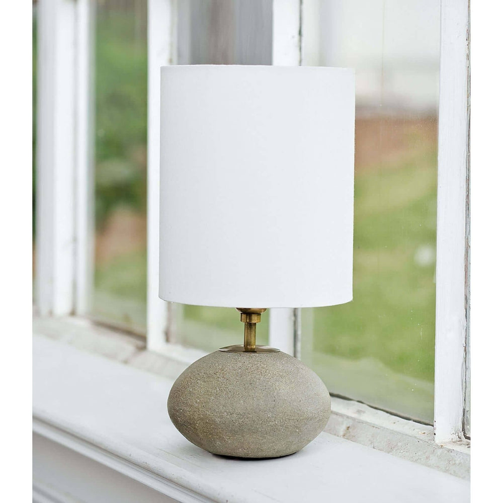 Concrete Mini Orb Lamp.