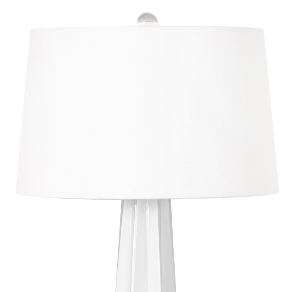 Glass Star Table Lamp (White)